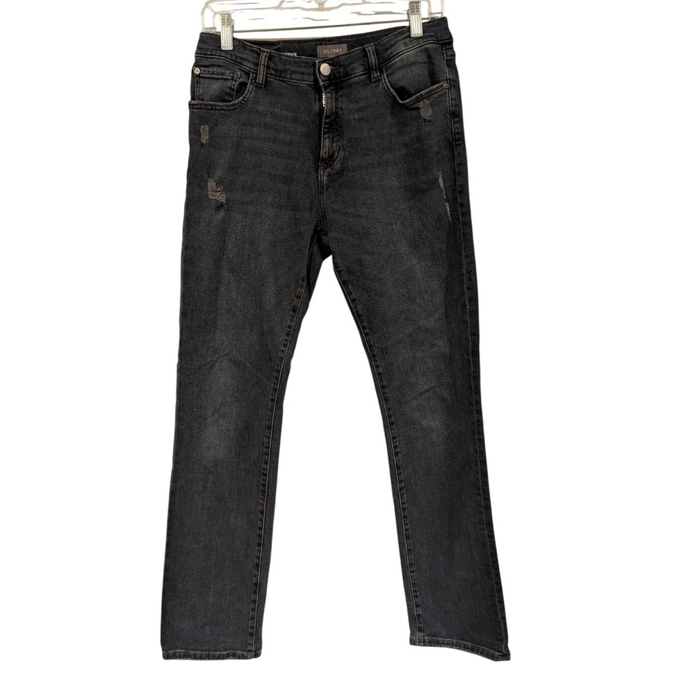 DL1961 Brady Slim Jeans Dark Wash Distressed Size‎ 18